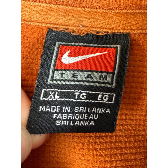 Nike Team Texas Longhorns Embroidered Full Zip Jacket Orange Men XL 2005 Vintage - Picture 9 of 14